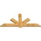 Ekena Millwork Kennewick Rough Sawn Timber Gable Bracket, Western Red Cedar, 72"W x 33"H x 2"D x 6"F, 11/12 Pitch GBW072X33X0206KEN00RWR - alternate 3